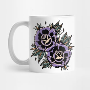 purple rose tattoo Mug